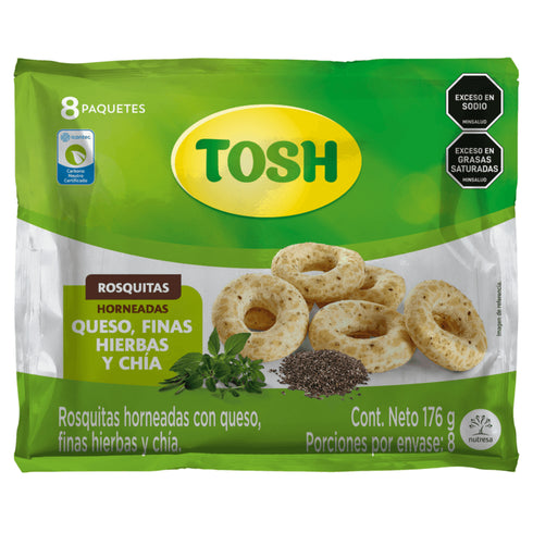 ROSQUITA TOSH 176G HIERBAS CHIA